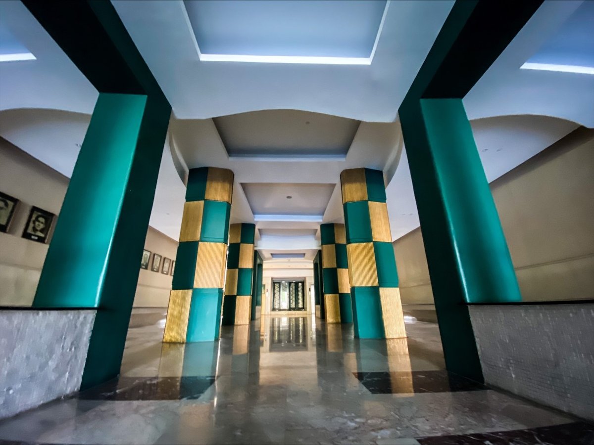 administration Building lobby.